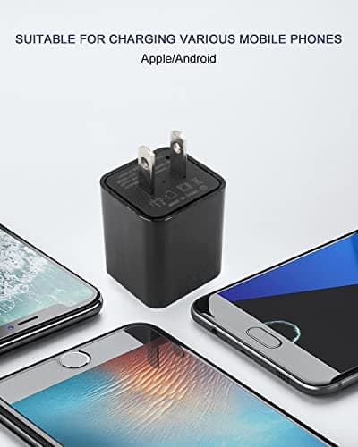 Hidden Camera Charger,1080P Small Wall Charger Hidden Cameras with Motion Detection Loop Recording Indoor Security Camera Baby Monitor Surveilance Spy Cam No WiFi No Audio 6