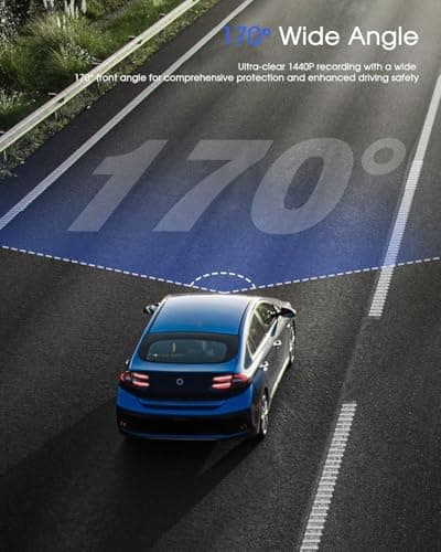 2K Dash Cam with 32 GB Card, 1.5'' IPS Screen, External GPS, WiFi Dash Camera for Cars, Front Dashcams for Cars with APP, WDR, Night Vision, 24 Hours Parking Monitor, G-Sensor, Loop Recording 7