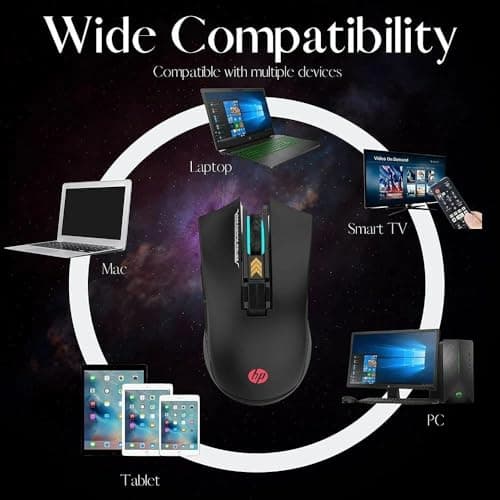 HP Wired Gaming Mouse LED RGB Backlit Adjustable 6200 DPI 6 Programmable Buttons Ergonomic USB Mice for Gamers 8