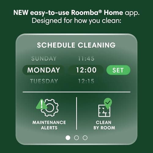 iRobot Roomba 105 Vac Robot Vacuum - Easy to use, Intense Power-Lifting Suction, LiDAR Navigation, Multi-Surface Cleaning, Cleans in Neat Rows, Self-Charging 9