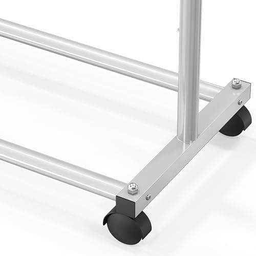 Simple Houseware Standard Rod Garment Rack, Silver 6