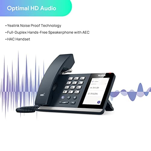 Yealink MP50 USB Phone Handset Certified for Microsoft Teams Skype for Business, Built-in Bluetooth Turn Mobile into Desktop Phone, Work for PC, NOT Support Registration of SIP Account to VoIP System 9