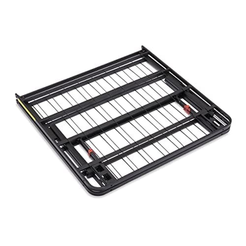 Amazon Basics Foldable Metal Platform Bed Frame with Tool Free Setup, 18 Inches High, Sturdy Steel Frame, No Box Spring Needed, Twin, Black 7