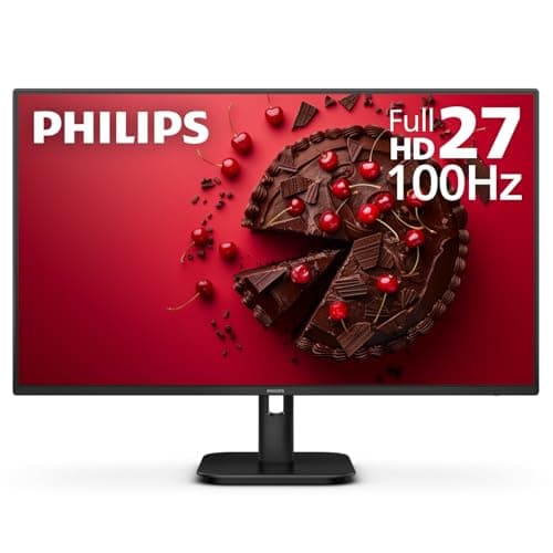 Philips 27E1N1300A 27" IPS FHD (1920 x 1080) Monitor,100Hz 1ms, USB-C, Built-in Speakers, LowBlue Mode, Flicker-Free, VESA, 4Yr Advance Replacement Warranty