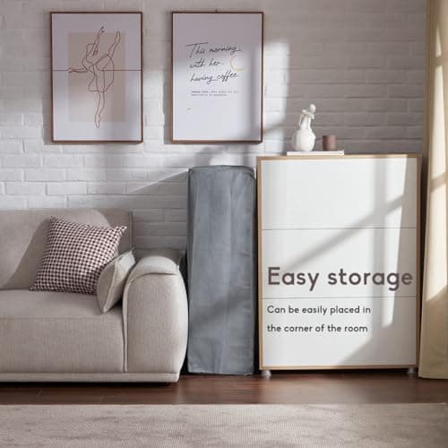 SINWEEK Memory Foam Folding Mattress, 4 Inch Foldable Trifold Mattress Topper, CertiPUR-US Certified Guest Bed with Cooling Cover & Waterproof Lining 8