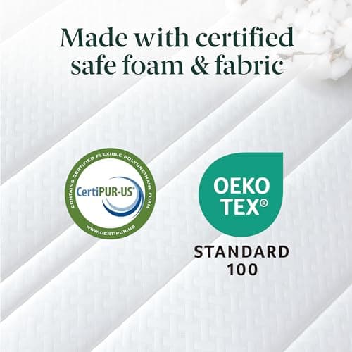 Zinus 6 Inch Foam and Spring Hybrid Mattress, 2 Pack [New Version], Twin, Fiberglass Free, Bunk Bed Compatible, Durable Support, Certified Safe Foams & Fabric, Mattress in A Box 6