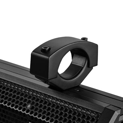 DS18 SB37BTXRGB 37" Marine Amplified Soundbar with Bluetooth USB & RGB Lighting, 10 Speakers, 1200 Watts, Rotating Control Panel, Great for Powersports, SXS, Golf Cart, ATV/UTV Soundbar 37 Inches 8