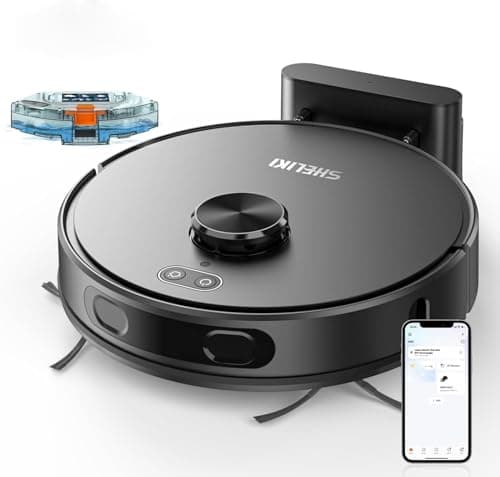 Robot Vacuum and Mop, 3-in-1 Robotic Vacuums Cleaner with LiDAR Navigation Smart Mapping & Max Strong 4000Pa Suction, WiFi/App/Alexa Voice Control, Obstacle Avoidance, for Pet Hair, Carpets and more