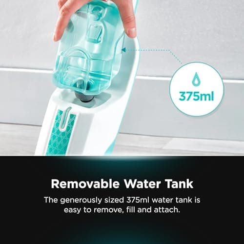 Shark Steam Mop Hard Floor Cleaner for Cleaning and Sanitizing with XL Removable Water Tank and 18-Foot Power Cord (S1000A),White 5