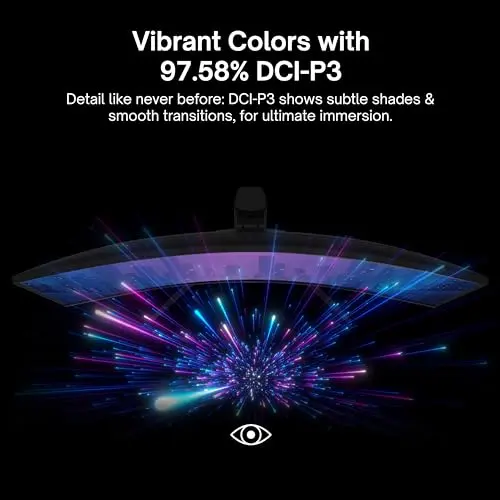 Pixio PXC325 32 inch 165Hz Refresh Rate FHD 1080p Resolution 1500R Curved VA Panel 1ms MPRT Response Time Adaptive Sync HDR Tilting Stand Gaming Monitor 6