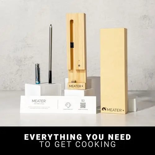 MEATER Plus: Smart Bluetooth Wireless Meat Thermometer Digital | BBQ, Grill, Oven, Smoker, Air Fryer, Kitchen | Perfect for Steak, Chicken, Turkey, and More | Delicious Recipes in App 8