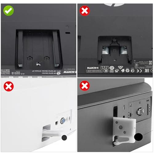 Monitor Arm/Mount VESA Bracket Adapter Compatible with HP M24h, M27h, 524sh 527sh VESA Adapter Bracket Arm, Desk Mount 100 * 100mm 75 * 75mm 3