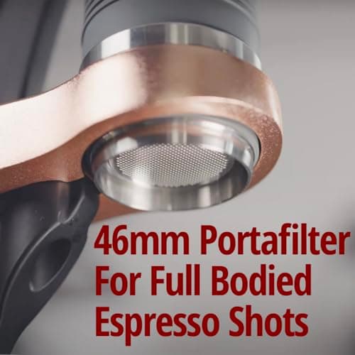 Flair UPDATED PRO 3 (Black) - All manual lever espresso maker with a stainless steel brew head, pressure gauge, and a shot mirror 9