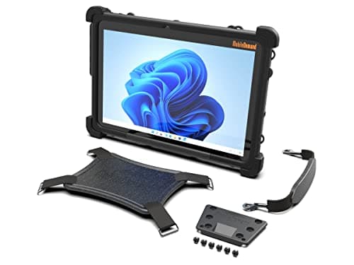 MobileDemand Flex 10B Rugged 10 inch Tablet with Windows 11 Pro Upgrade, Ultra Lightweight 3000mAh Battery 4GB, Handheld Tablet PC with Handstrap for Rough Outdoor Work and Business Activities 8