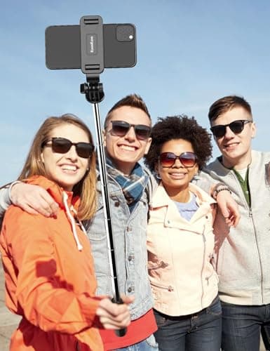 Selfie Stick Tripod with Detachable Wireless Remote, 4 in 1 Extendable Portable Selfie Stick & Phone Tripod Stand Compatible with Gopro, iPhone/Samsung/Huawei 8