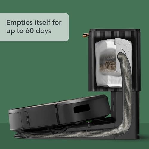 iRobot Roomba j9+ Self-Emptying Robot Vacuum – Powerful Suction, Identifies and Avoids Obstacles Like Waste, Self-Empties for 60 Days, Best for Homes with Pets, Smart Mapping, Works with Alexa​ 7