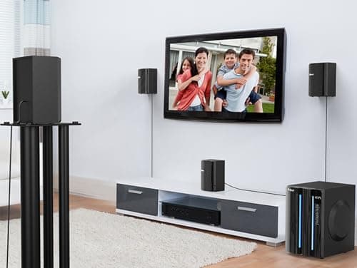 Bobtot 5.1 Channel 800W Home Theater System with Subwoofer, Bluetooth, and HDMI ARC - For TV, DVD, FM Radio 7