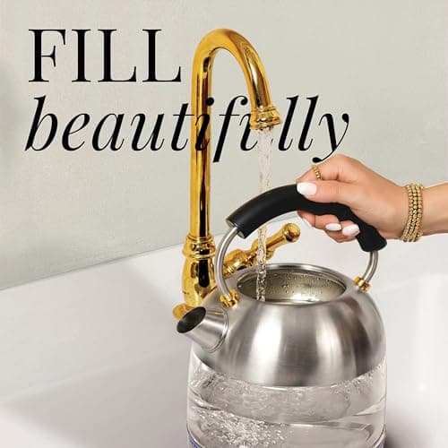 Stainless Steel Electric Kettle with Temperature Control - BPA and Plastic Free Electric Kettle with Keep Warm Function, Borosilicate Glass - Fast 1500W Hot Water Boiler, Auto Shut-Off 9