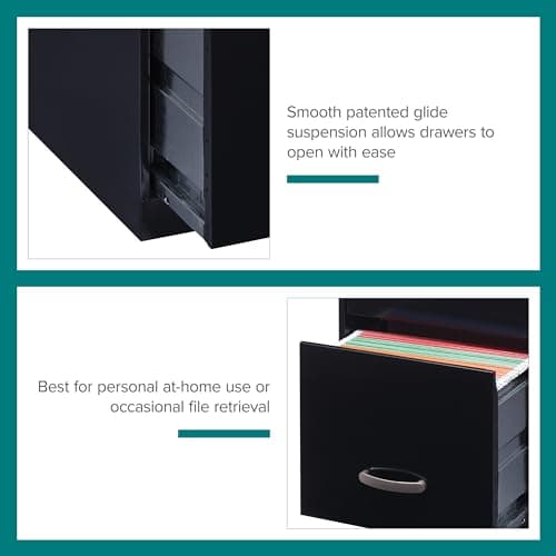 Lorell SOHO 18" 3-Drawer Vertical File 6