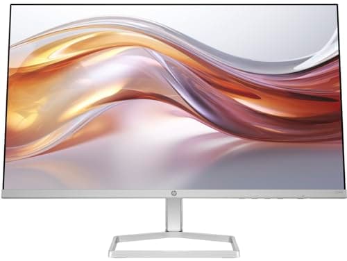 HP 24" 100Hz 300 Nits IPS FHD (1920x1080) Monitor (Replaces M24f) with Docztorm Hub USB Port Expander, Flicker-Free, Adjustable Tilt, 1x HDMI 1.4, 1x VGA, Black/Silver (2026 Latest Model) 3