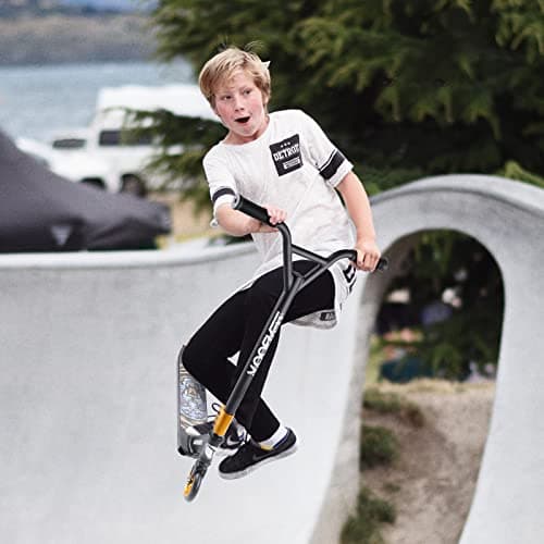 TENBOOM Stunt Scooter for Teens Adults and Kids 8 Years and Up for Boys and Girls Who Want to Play Stunt Action Cool Stunt Scooter Can Be Used for BMX Stunts 9
