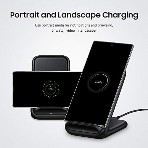 Samsung 15W Fast Charge 2.0 Wireless Charger Stand - Black (US Version with Warranty) 6