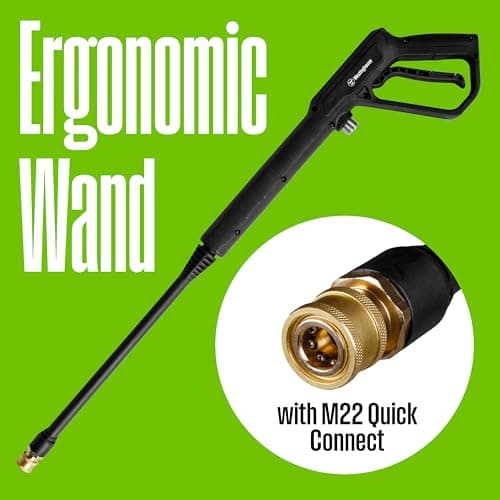 Westinghouse ePX3050 Electric Pressure Washer, 2100 Max PSI 1.76 Max GPM with Foam Cannon and Turbo Nozzle, for Cars/Fences/Driveways/Home/Patios 7