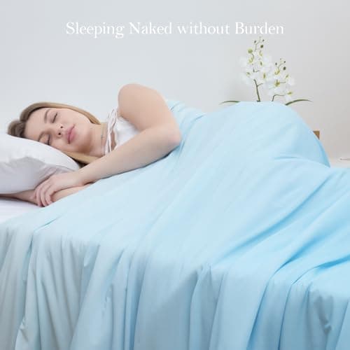 Marchpower Cooling Comforter Queen Size for Hot Sleepers, Lightweight Silky Soft Summer Cooling Blanket, Gradient Comforter 5