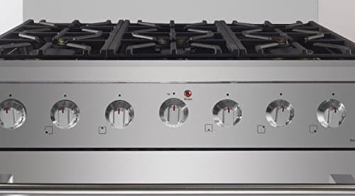 NXR SC3611 36" 5.5 cu.ft. Pro-Style Natural Gas Range with Convection Oven, Stainless Steel 5