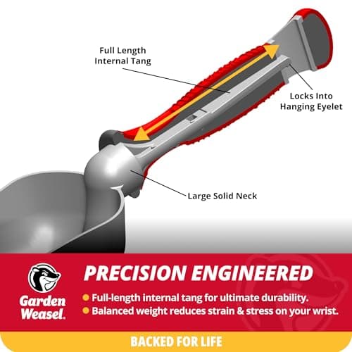 Garden Weasel Potting Scoop - Oversized | Dig and Transport | Planting and Gardening Hand Digging Tools, Heavy Duty Soil Scoop, Mini Gardening Shovel | 91362 6