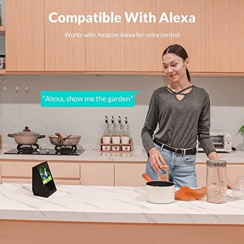 NETVUE Security Camera Outdoor, 1080P 2.4G WiFi Home Video Camera, Color Night Vision, Motion Detection, Two-Way Audio, Siren Alarm, Spotlight Camera, 24/7 Cloud Storage & SD Card, Support Alexa 7