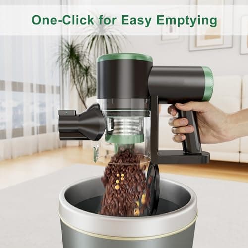 PRETTYCARELIFE Cordless Stick Vacuum Cleaner, Powerful Rechargeable Wireless Vacuum Cleaner for Home 6 in 1 with LED Display, Self-Standing and 180° Bendable Wand, for Carpet and Hard Floor Pet Hair 8