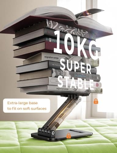 LISEN for iPad Stand Tablet Holder for Desk, Office Desk Accessories for Men Women Kids Tablet Gifts, Office Home Essentials Gadgets Portable Monitor Stand for 2026 New iPad a16 Accessories Switch 6