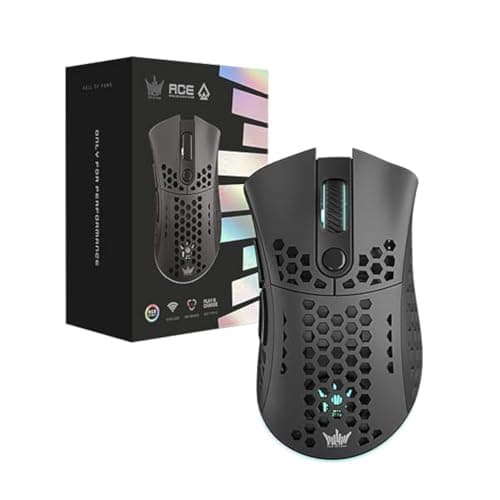GALAX HOF Ace M2 Black Wireless Gaming Mouse - Nvidia Reflex - 38000 DPI - ARGB - Ultralight - 6 Programmable Buttons - PixArt Sensor - 1000 Hz Polling Rate - USB-C Charging - Long Life Battery - PC