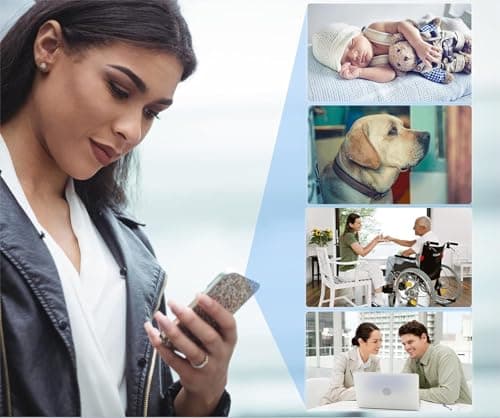 Spy Small Indoor Outdoor Camera Security Wireless Home Cameras Mini WiFi Pet Camaras,2025 HD Tiny Nanny Cam,Wide Angle,Night Vision, Home Indoor Outdoor Camara,Can No Need WiFi Cams For House Security 8