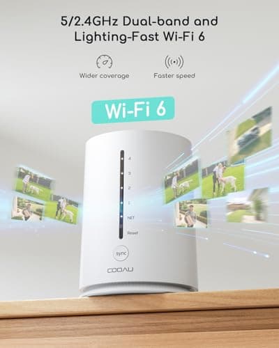 COOAU 4MP Cameras for Home Security, Solar Security Camera Wireless Outdoor System,4 Cam-Kit,360° Pan & Tilt,Color Night Vision,Motion Detection,No Monthly Fee,Siren Alarm,IP66,64GB Memory Card 5