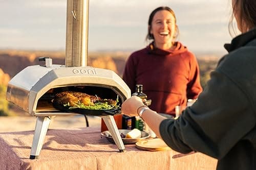 Ooni Karu 12 Multi-Fuel Outdoor Pizza Oven – Reaches 950°F and Cooks 12 Inch Pizzas and More in 60 Seconds - Portable Wood and Gas Grill with Pizza Stone, Dual Fuel Ooni Pizza Oven 6