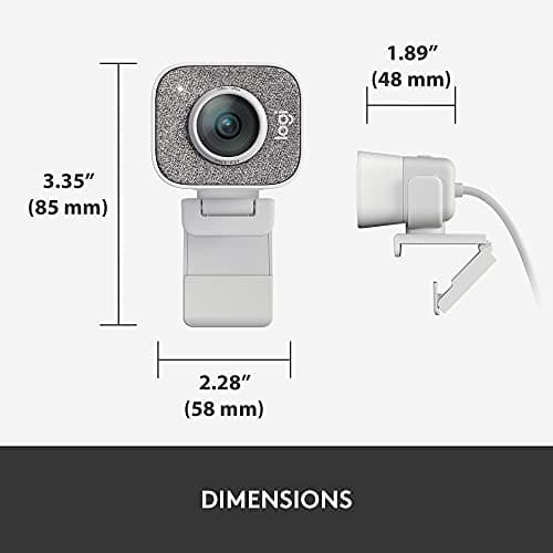 Logitech StreamCam Premium Webcam for Streaming and Content Creation, Full HD 1080p 60 fps,Works with Microsoft Teams, Google Meet, Zoom, Nintendo Switch 2’s new GameChat mode, for PC/Mac– Off-White 10