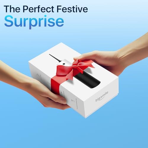 Bigsmile Water Flosser Electric Oral Irrigator Travel Shower Cordless Maintain Oral Cleanliness and Health IPX7 Waterproof Rechargeable (Black and White) 7