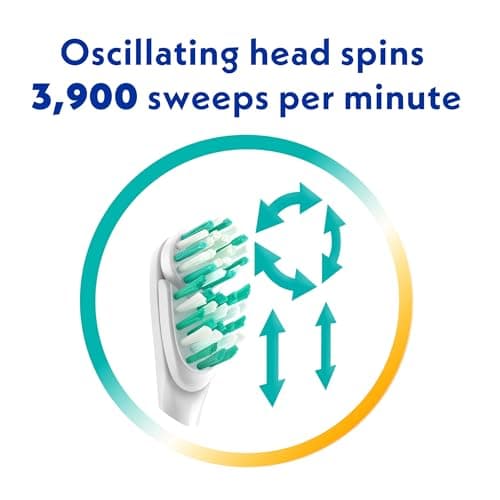 Spinbrush Pro Whiten Battery-Powered Electric Toothbrush Value Pack, Medium Bristles, Batteries Included, 1 Brush & 1 Replacement Head 6