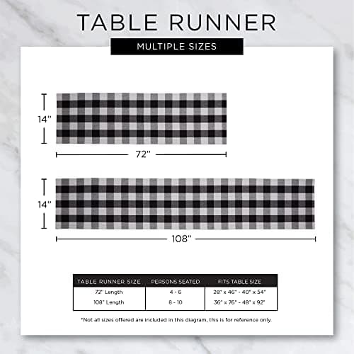 DII Farmhouse Braided Stripe Table Runner Collection, 15x72 (15x77, Fringe Included), Stone 10