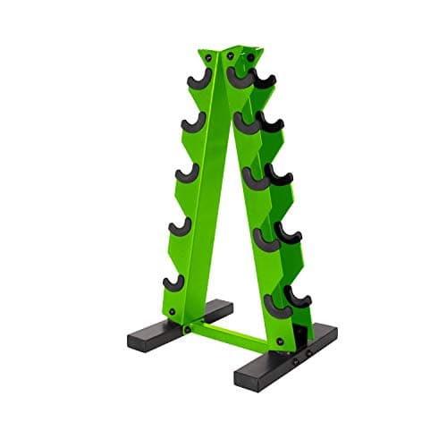 CAP A-Frame Dumbbell Hand Weight Vertical Storage Rack - Green