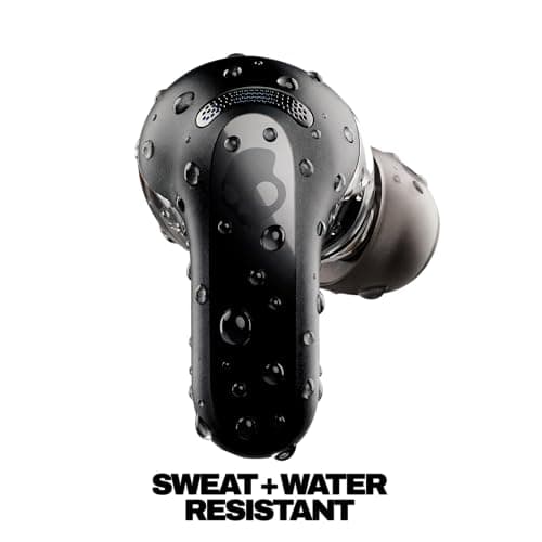 Skullcandy Rail ANC Wireless Earbuds, Bluetooth Headphones, Active Noise Cancelling, Up to 38 Hours Battery, Microphone for iPhone Android, Customizable via Skull-iQ App - True Black 5