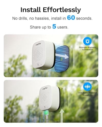 5MP 3K Window Cameras for Home Security, 2.4G 5G WiFi Safeview Window Security Camera with Night Vision Full Color, AI Person & Car Detection, 2 Way Talk, 24/7 Recording, 60S Easy & Quick Install 7