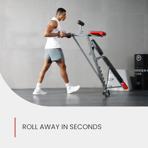 Finer Form Multi-Functional FID Weight Bench for Full All-in-One Body Workout – Hyper Back Extension, Roman Chair, Adjustable Ab Sit up Bench, Incline Decline Bench, Flat Bench 7