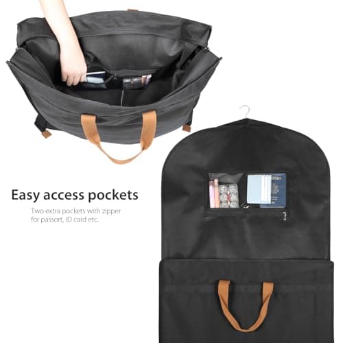 Zilink 72" Wedding Dress Garment Bag Dress Bags for Gowns Bridal Dress Travel Bag with 12”Gusseted and Accessory Pockets for Wedding Dress, Puffy Gowns [Upgraded Version] 4