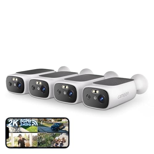 5G WiFi Security Cameras Wireless Outdoor, 5G Security Camera for Home Security, AI Motion Detection, Color Night Vision, SD Card/Cloud Storage, Waterproof, Compatible with Alexa/Google Home