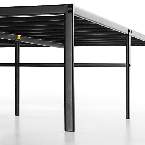 Best Price Mattress Full 18 Inch Black Metal Platform Bed Frame 9