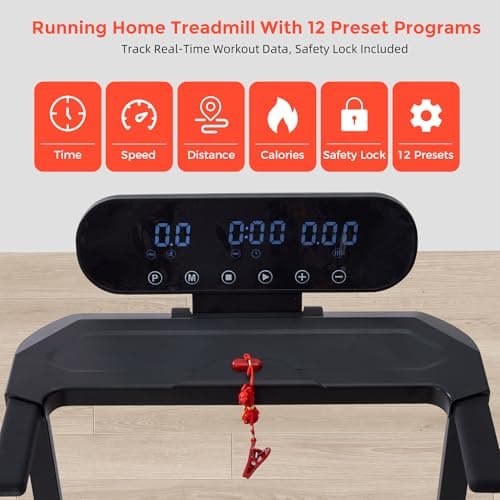 Electric Walking Pad with Handle Bar, 3.5HP Compact Walking Pads Treadmill with Handles, 0.6-10.0MPH Portable Small Treadmills for Home Office Apartment Small Spaces, 400LBS with Big Screen 7