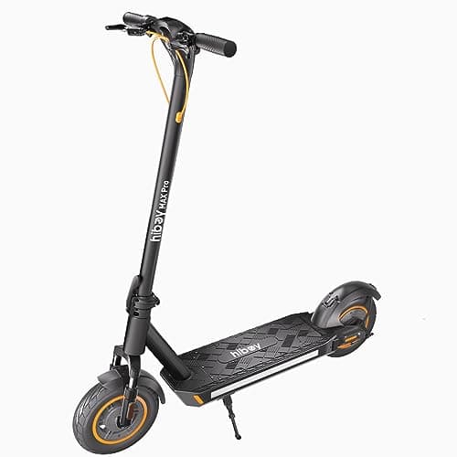Hiboy MAX Pro Electric Scooter, 46.6 Mi Long Range, 22 MPH Power by 650W MAX Motor, 11'' Pneumatic Tires, Split Hub Design, Dual Suspension, 265lbs MAX Load, Commuting Electric Scooter for Adults 8